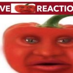 Live pepper reaction meme