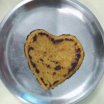 Heart shaped chappatii