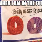 really | ME WHEN I AM IN THE FUTURE | image tagged in best by 07 sep 18 043 / 40 | made w/ Imgflip meme maker