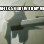 I watched too much Death Note | ME AFTER A FIGHT WITH MY MOM | image tagged in gifs,dark humor | made w/ Imgflip video-to-gif maker