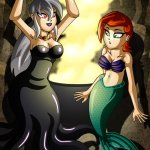 ariel and the sea witch