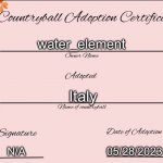 If you have a countryball plush, the template is out! I got an idea from squishmallow certificantes | water_element; Italy; 05/28/2023; N/A | image tagged in plush,countryballs,italy | made w/ Imgflip meme maker