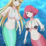 pyra and mythra mermaids
