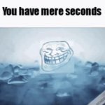 You have mere seconds meme