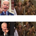 Biden Monty Python peasants