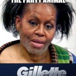 Michelle The Party Animal | MICHELLE THE PARTY ANIMAL | image tagged in michelle the party animal | made w/ Imgflip meme maker