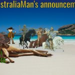 AustraliaMan's True Announcement Template meme