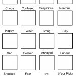 Character Emotion Chart