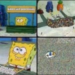 I hate how youtube views work like this | Videos with good editing; text emoji and
screen shaking | image tagged in spongebob hype stand | made w/ Imgflip meme maker