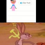 Help my Duolingo gone in communist mode | MY DUOLINGO IS COMMUNIST | image tagged in bugs bunny communist,memes,duolingo,communism,bruh | made w/ Imgflip meme maker