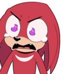 knuckles crying