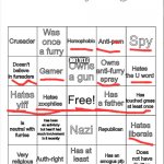 my anti-furry bingo | NOT YET:( | image tagged in anti-furry bingo | made w/ Imgflip meme maker