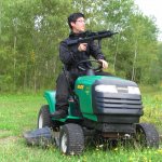 Armed Lawn mower rifle JPP