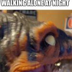 Why do you scream like a banshee? | ME WHEN I AM WALKING ALONE AT NIGHT | image tagged in why do you scream like a banshee | made w/ Imgflip meme maker