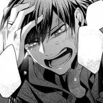 boy crying manga