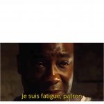 je suis fatigué patron template