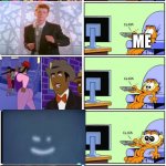 My reaction if this is on tv | ME; ME | image tagged in garfield reacts,tv,memes,funny,rickroll,skibidi toilet | made w/ Imgflip meme maker