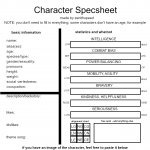 ZS Character Specsheet template
