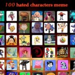 100 hated characters