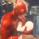 FLASH PUTS BABY IN A MICROWAVE GIF Template
