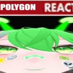 Live polygon reaction