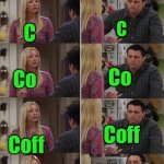 F.r.i.e.n.d.s | POV: you are a girl and you are visiting Germany; C; C; Co; Co; Coff; Coff; Coffee; Beer | image tagged in f r i e n d s | made w/ Imgflip meme maker