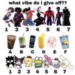 What vibe do I give off meme