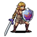 8-bit TotK link GIF Template