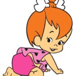 Pebbles Flintstone in Pink