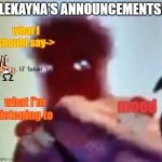 lekayna announcement template