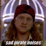 sad pirate template