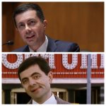 Pete Buttigieg is Mr. Bean
