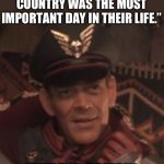It was a Thursday | “FOR THE US, THE DAY BRITAIN LEFT THEIR COUNTRY WAS THE MOST IMPORTANT DAY IN THEIR LIFE.”; “BUT FOR BRITAIN, IT WAS A THURSDAY” | image tagged in m bison | made w/ Imgflip meme maker