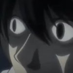 L Staring (Death Note)