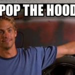 Pop the hood