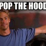 Pop the hood