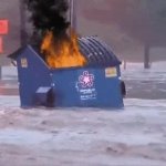 Dumpster Fire GIF Template