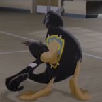 Daffy Kissing His Own Ass template