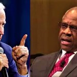 Joe Biden vs Clarence Thomas meme