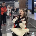 Airport Tiktok Girl