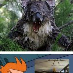 Nothing is scarier than | image tagged in scary,climbing,daredevil,koala,latticeclimbing | made w/ Imgflip meme maker
