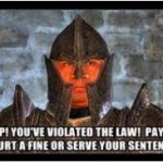 stop you've violated the law