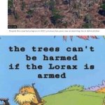 There’s a reason | image tagged in the trees can't be harmed | made w/ Imgflip meme maker