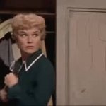 Doris Day turns around GIF Template