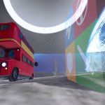 Bus on moon