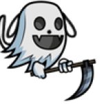 Ghostly dog reaper