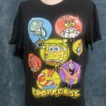 Nickelodeon SPONGEBOB and Friends Graffiti T-Shirt Black Size La