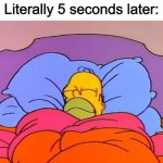 I fall asleep really quick when I'm drowsy XD | Me in a car trip: "Oh boy, I'm getting drowsy... I'll try to stay awake and keep my eyes ope-"; Literally 5 seconds later: | image tagged in homer simpson sleeping happy | made w/ Imgflip meme maker
