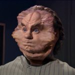 Star Trek's Dr. Phlox with Puffy Face