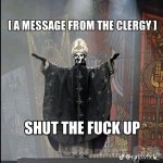 A Message from the clergy